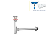 AquaStop Brass Odor-Sealing Sink Drain & Pop-Up Trap Set – Premium Bathroom & Vanity Drain Kit