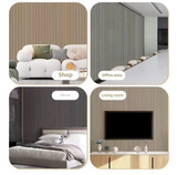 DecoWall Self-Adhesive PVC Wall Panels – Waterproof 3D Decorative Slat Stickers for Walls & Ceilings