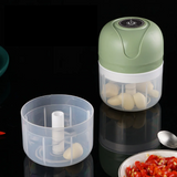 PowerChop Mini USB Electric Food Chopper – Cordless Garlic & Veggie Mincer (3.4 oz / 8.5 oz)