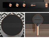 Concealed Thermostatic Shower System in Brass – Luxury Rainfall Bathroom Set with Premium Finish