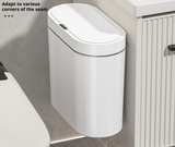 SmartWave 9L Automatic Sensor Trash Can – Wall-Mounted & Waterproof for Bathroom and Kitchen