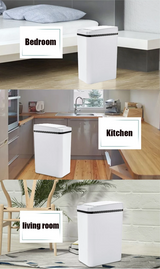 SmartBin Touchless Trash Can 12L – Automatic Sensor Waste Bin for Bathroom, Kitchen & Office
