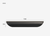 HeritageCurve Brass Cabinet Pull – Antique Shell-Design Drawer & Cabinet Handle (2.52” Center-to-Center)