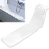 HydroComfort Non-Slip Bathtub Mat with Pillow – Full-Body Bath Cushion with Suction Cups & 4D Ventilation
