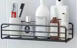 WallPro Corner Shelf – Wall-Mounted Bathroom & Kitchen Organizer | Premium Iron Storage Rack for Shampoo, Soap & Utensils