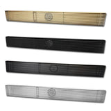 LuxoDrain Tile-In Linear Shower Drain – 600mm Brushed Gold & Grey SUS304 Stainless Steel