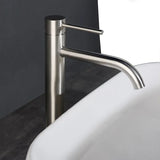 Aurora Tall Basin Faucet Brushed Rose Gold – Single Handle Mixer Tap | Deck Mounted Single Hole | Modern Bathroom Fixture