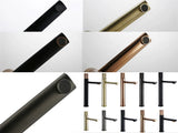 Modern Knurled Handle Bathroom Sink Faucet in Matte Black and Rose Gold Finish