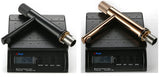 Modern Knurled Handle Bathroom Sink Faucet in Matte Black and Rose Gold Finish
