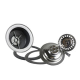 Talea Stainless Steel Sink Drain with Strainer – 4.5” / 4.3” Pop-Up Complete Set for Kitchen & Bathroom