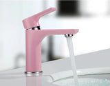 Amora Bathroom Faucet – Stylish Hot & Cold Mixer in Brass