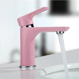 Amora Bathroom Faucet – Stylish Hot & Cold Mixer in Brass