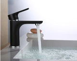 Amora Bathroom Faucet – Stylish Hot & Cold Mixer in Brass