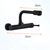 AquaTurn Wall-Mount Faucet โ 360ยฐ Swivel Kitchen Mixer with Hot & Cold Water Control