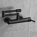 AquaTurn Wall-Mount Faucet โ 360ยฐ Swivel Kitchen Mixer with Hot & Cold Water Control