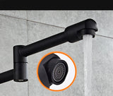 AquaTurn Wall-Mount Faucet โ 360ยฐ Swivel Kitchen Mixer with Hot & Cold Water Control