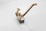 ZGRK Luxe Retro Shower Faucet Set – Wall-Mounted Brass Mixer with Handheld Shower & Extended Spout | Classic Design