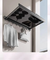 FoldiRack Wall-Mounted Folding Coat & Hat Rack – Space-Saving Organizer for Bathroom & Balcony