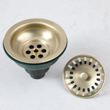 AquaGuard Stainless Steel Sink Strainer with Odor Filter – Pop-Up Stopper & Anti-Clog Basket