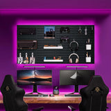 FlexiBoard 4-Piece Wall Pegboard Organizer Set – 22" x 22" | Adjustable & DIY with Accessories