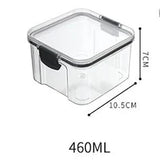ClearFresh Airtight Storage Jars Set – Large Kitchen Grain Containers | Moisture Proof Acrylic Canisters | Modern Pantry Organizer