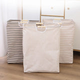 EcoFold Waterproof Cotton Laundry Hamper – Compact, Portable & Sustainable