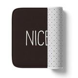 GirlbossMood Statement Bath Mat – Non-Slip Microfiber Rug with Bold Print (23.6 × 15.7 inches)