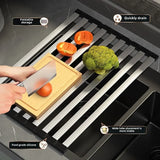 FlexiRack Adjustable Stainless Steel Over-the-Sink Dish Drying Rack