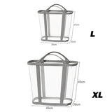 BreezeFold Collapsible Laundry Hamper – Breathable & Versatile Storage