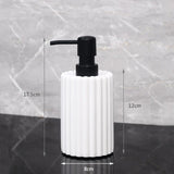 CeramiPure Studio Creative Ceramic Soap Dispenser – Elegant Bathroom Accessory for Home & Hotel