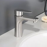 Premium Stainless Steel Bathroom Sink Mixer Tap with Hot and Cold Water Control