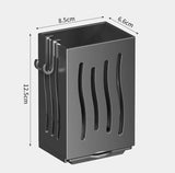 SpaceSaver Wall-Mounted Cutlery Organizer – Kitchen Utensil Drain Rack | Multifunction Storage Holder | Easy Drain Design