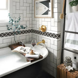 DecoMosaic Waterproof Mosaic Wall Stickers – Peel & Stick Backsplash for Bathroom, Kitchen & Living Spaces