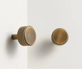 LineaBrass Antique Brass Linear T-Bar Cabinet & Drawer Handles – 5”