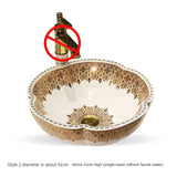 Aurora Hand-Painted Designer Vessel Sink