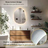 Lumina Frameless LED Bathroom Mirror – Touch Sensor, Dimmable Lighting & Anti-Fog Backlit Design