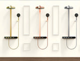 Concealed Thermostatic Shower System in Brass – Luxury Rainfall Bathroom Set with Premium Finish