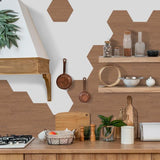 HexaTile Hexagon Self-Adhesive Tiles – Waterproof Thick Wall & Floor Stickers for Kitchen, Bathroom & Living Spaces