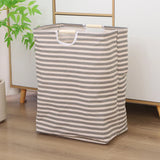 EcoFold Waterproof Cotton Laundry Hamper – Compact, Portable & Sustainable