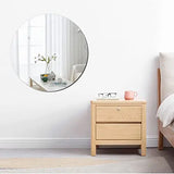 AcryLux Large Round & Oval Acrylic Wall Mirror – Safe, Flexible & Modern