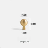 AuriKnob Solid Brass Ball Knob – Round Luxury Cabinet & Drawer Handles