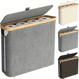 RollGuard Elegant Toilet Paper Holder with Lid – Closed Storage Container for Bathroom Rolls