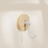 NaturWood Premium Walnut Wooden Hanger – Elegant, Minimalist & Durable Wall Hook for Clothes and Accessories
