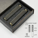 LuxGrip Brass Furniture Legs – Adjustable Brass Cabinet & Table Feet with Diamond Knurling