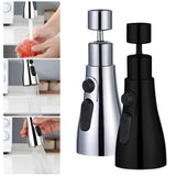FlexStream 720 – 360°/720° Swivel Kitchen Faucet Attachment with 3 Spray Modes