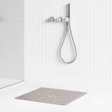 SafeStep Anti-Slip Shower Mat 21×21 in – PVC Safety Mat with Suction Cups & Quick-Dry Drain Holes