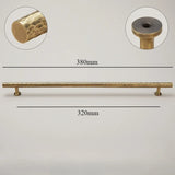 Vintage Hand-Hammered Brass Handles – Bronze Furniture Pulls for Cabinets & Drawers