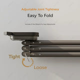 AquaExpand Retractable Suction Cup Shower Rod – Waterproof Bathroom Divider & Wall-Mounted Drying Rack