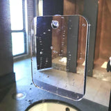 AquaView Fogless Shower Mirror – Rectangular Acrylic Mirror with Hook Mount
