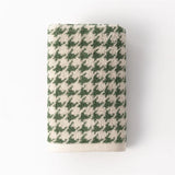HoundLuxe Vintage Houndstooth Cotton Face Towel – Skin-Friendly, Absorbent & Elegant
